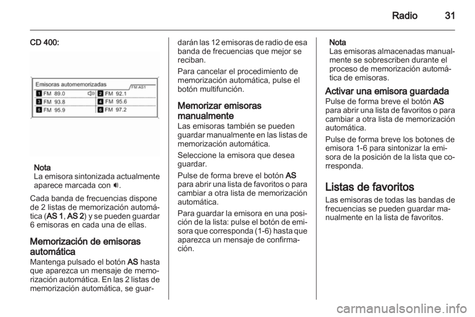 OPEL MERIVA 2012  Manual de infoentretenimiento (in Spanish) 