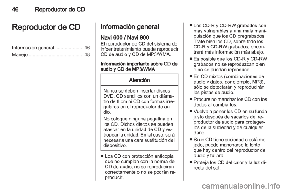 OPEL MERIVA 2012  Manual de infoentretenimiento (in Spanish) 