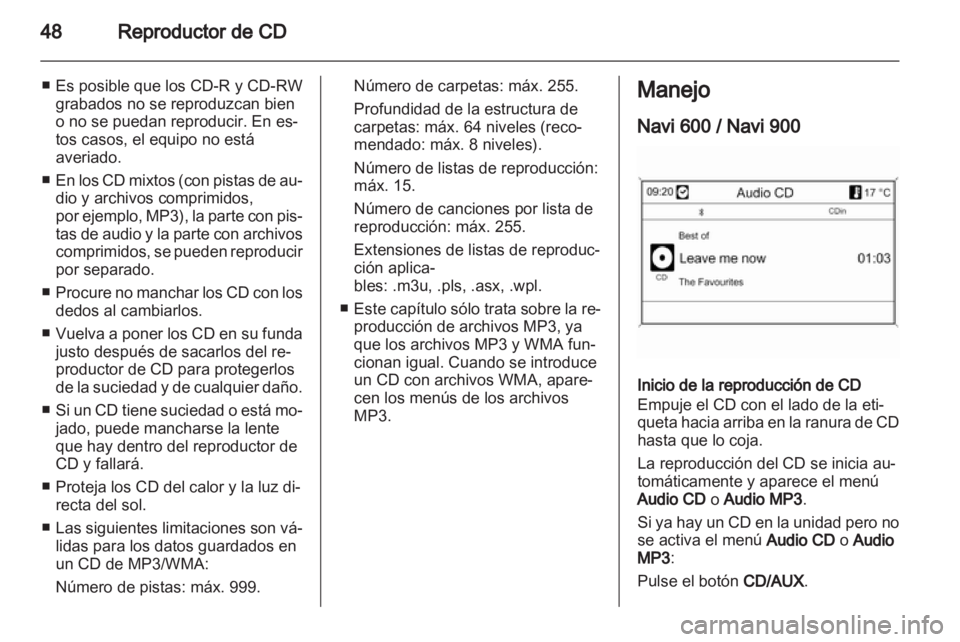 OPEL MERIVA 2012  Manual de infoentretenimiento (in Spanish) 