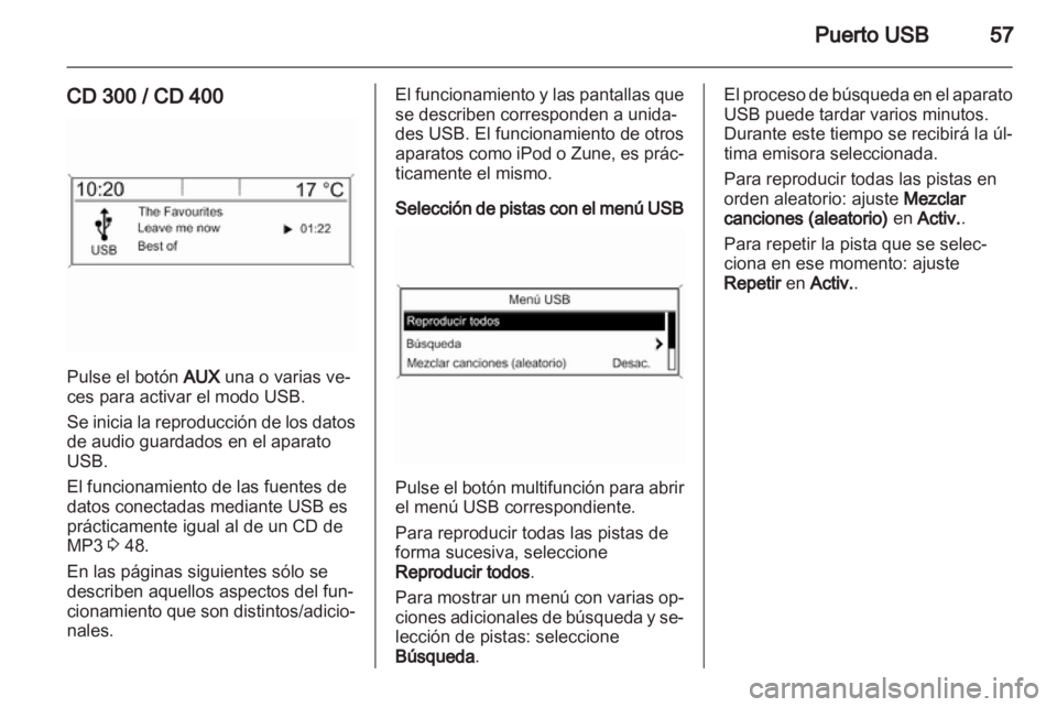 OPEL MERIVA 2012  Manual de infoentretenimiento (in Spanish) 