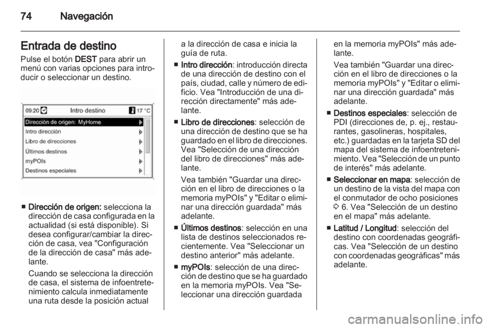 OPEL MERIVA 2012  Manual de infoentretenimiento (in Spanish) 