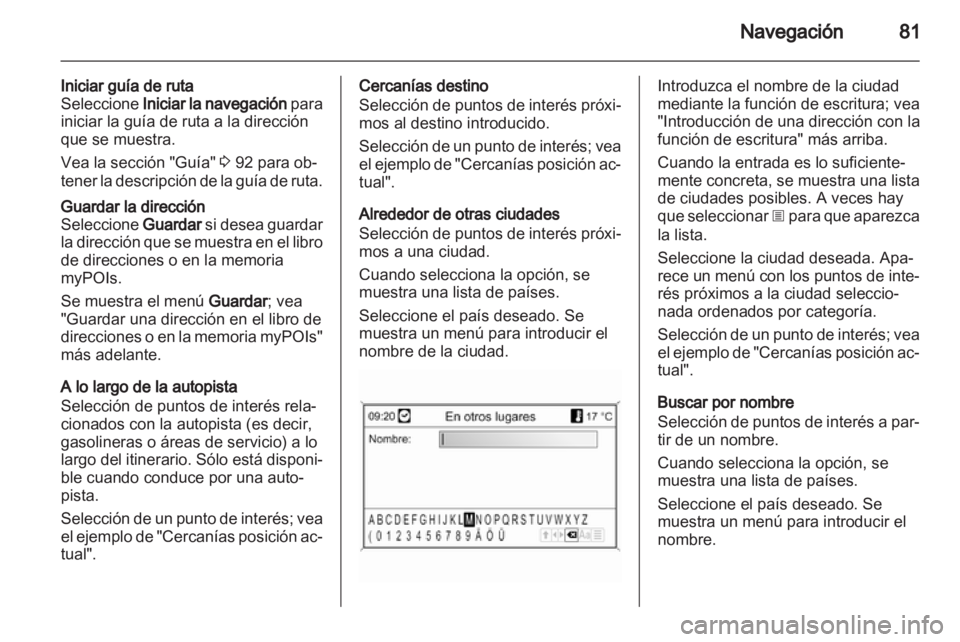 OPEL MERIVA 2012  Manual de infoentretenimiento (in Spanish) 