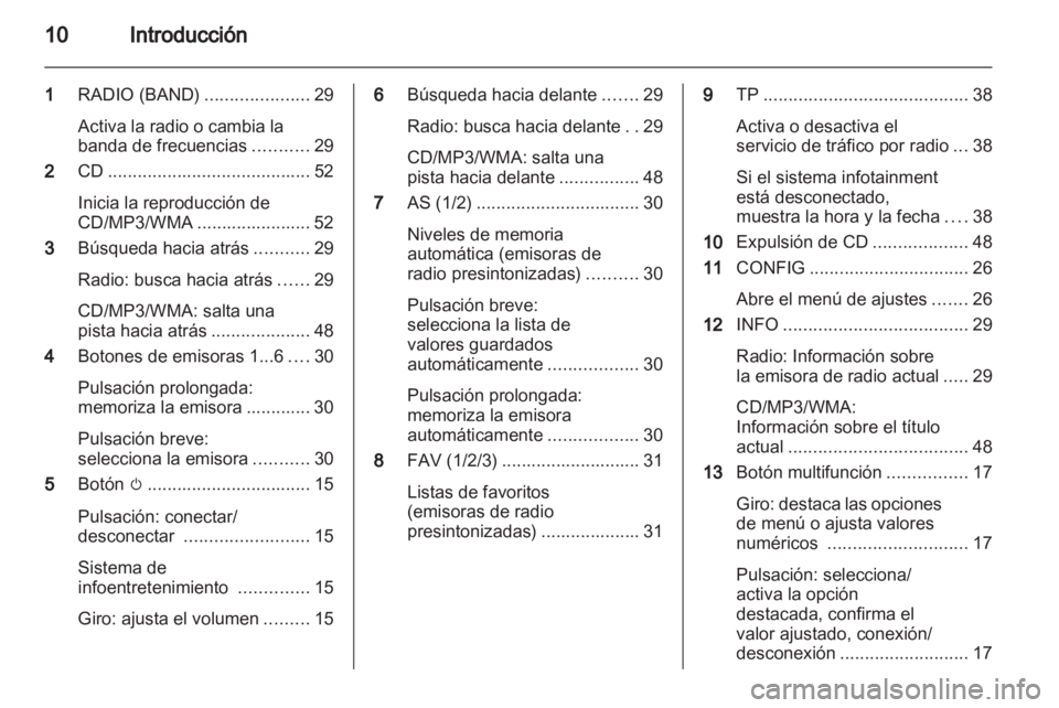 OPEL MERIVA 2012  Manual de infoentretenimiento (in Spanish) 