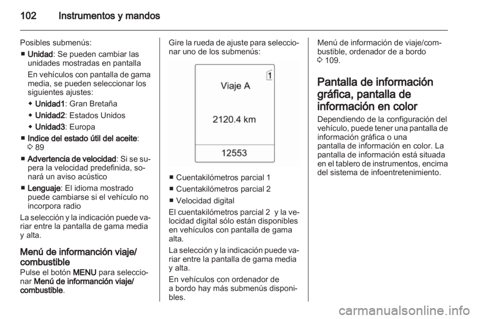 OPEL MERIVA 2012  Manual de Instrucciones (in Spanish) 