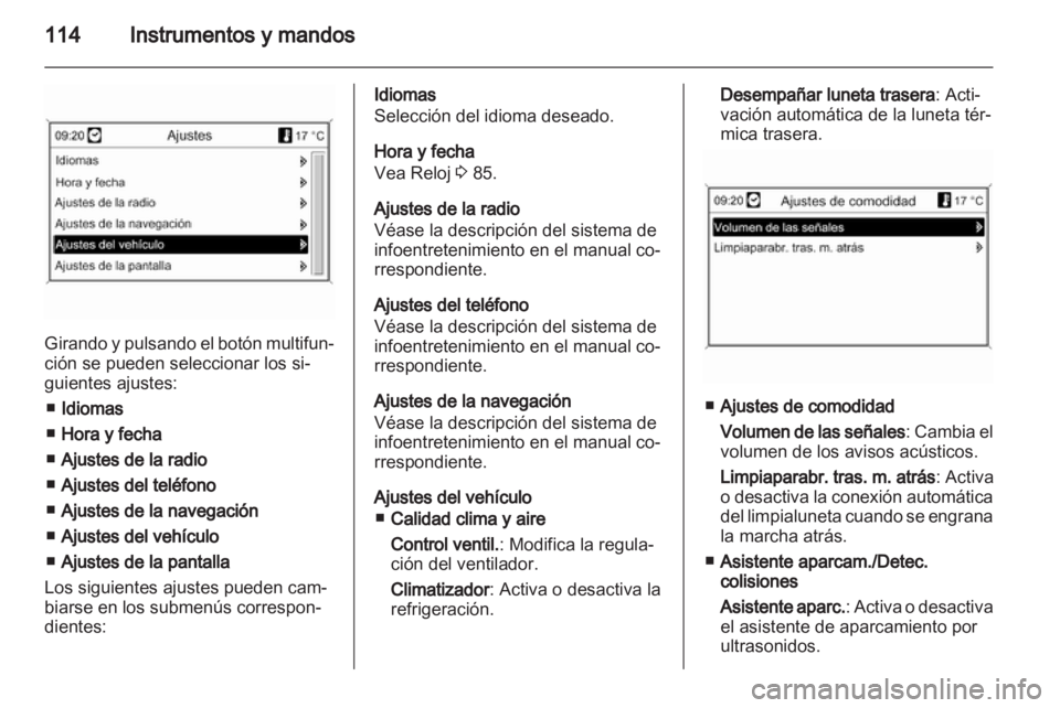 OPEL MERIVA 2012  Manual de Instrucciones (in Spanish) 
