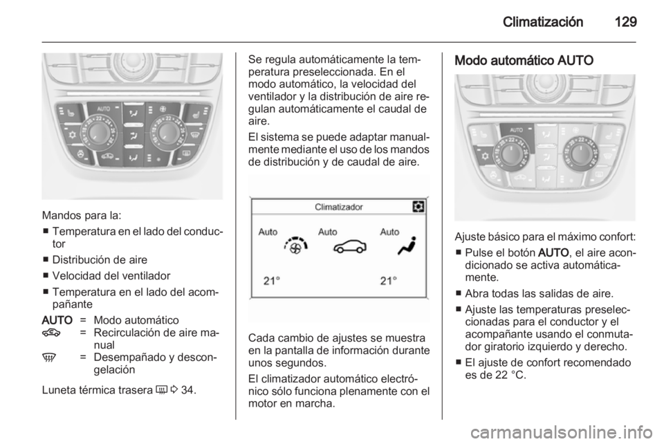 OPEL MERIVA 2012  Manual de Instrucciones (in Spanish) 