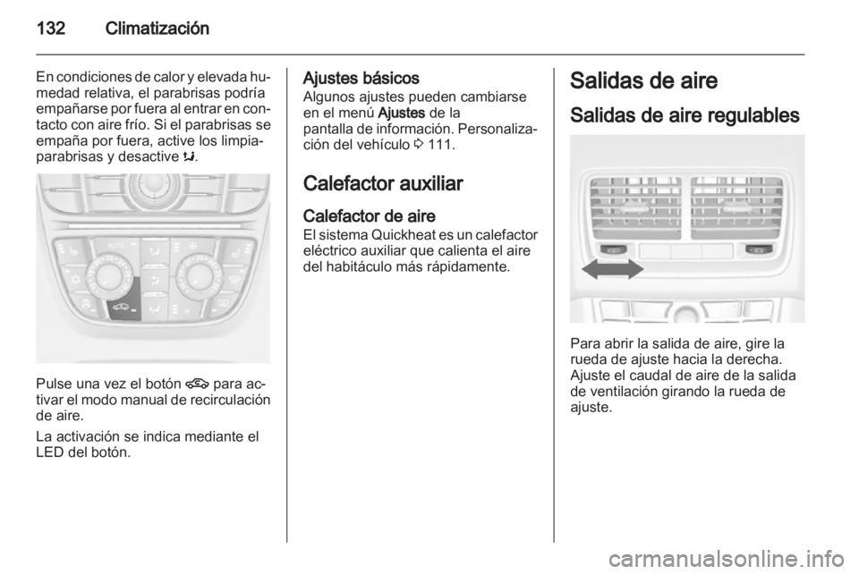 OPEL MERIVA 2012  Manual de Instrucciones (in Spanish) 