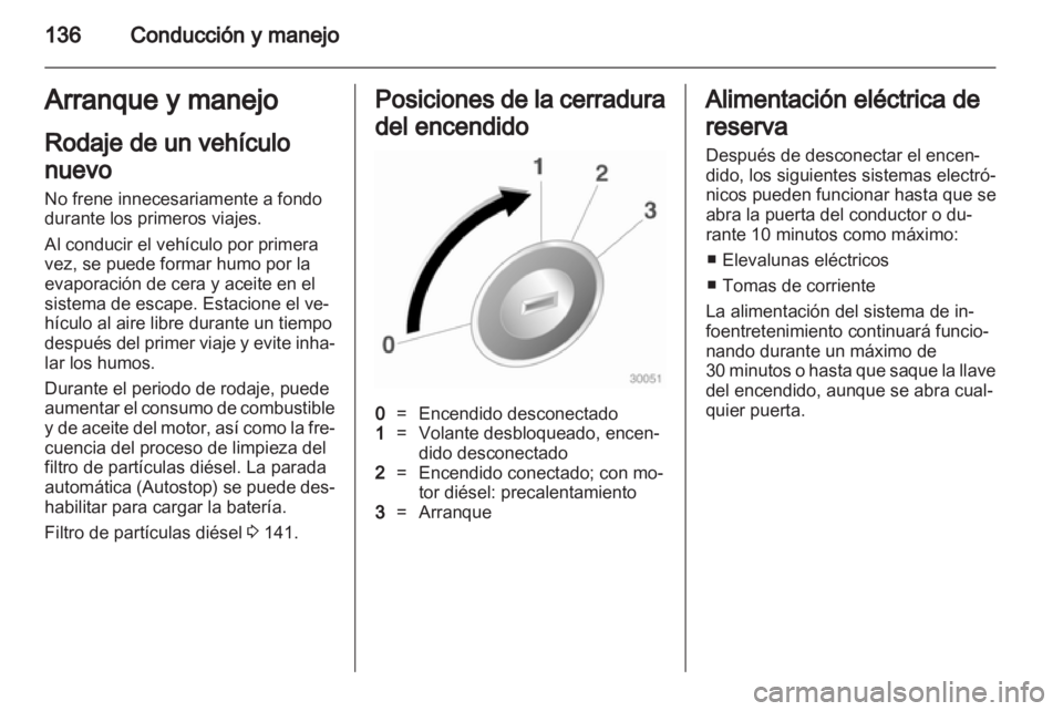 OPEL MERIVA 2012  Manual de Instrucciones (in Spanish) 