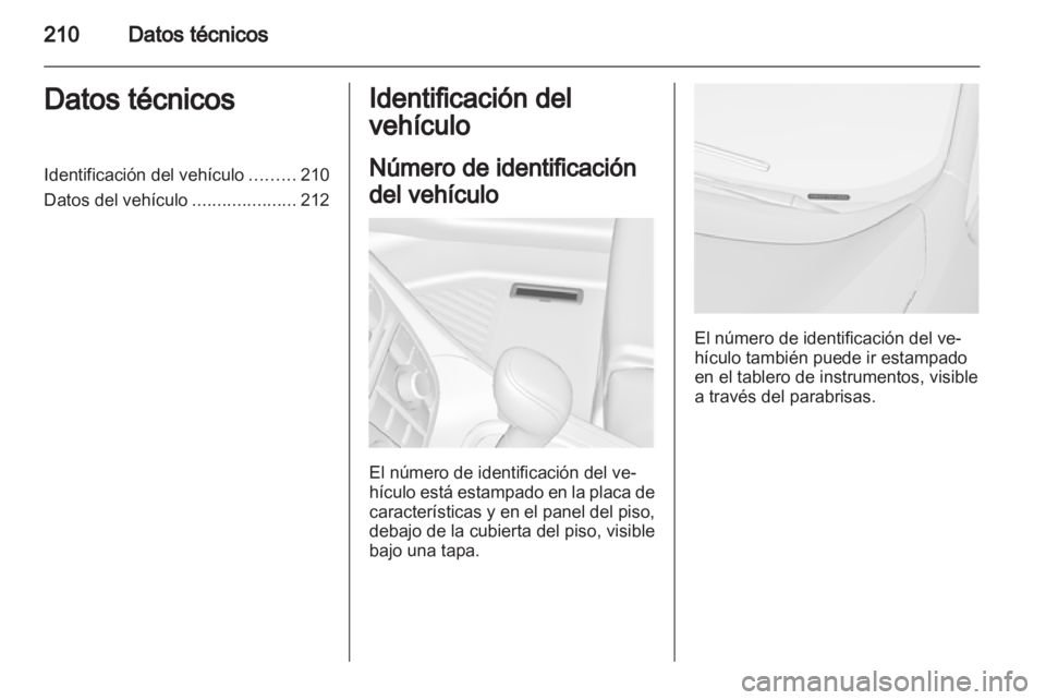 OPEL MERIVA 2012  Manual de Instrucciones (in Spanish) 