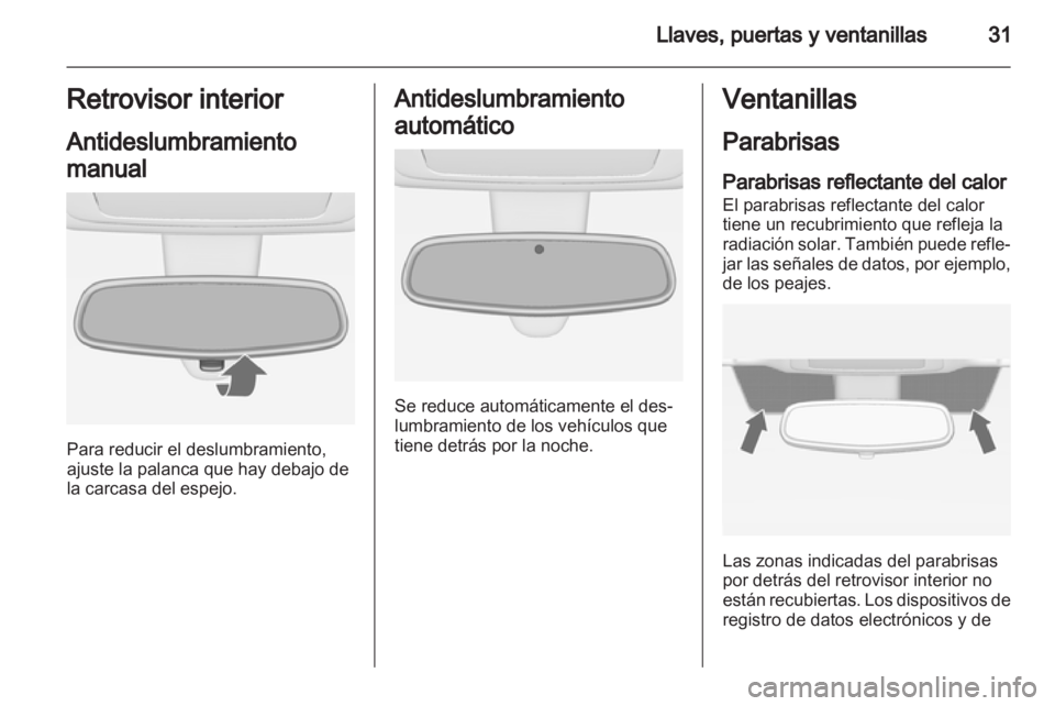 OPEL MERIVA 2012  Manual de Instrucciones (in Spanish) 