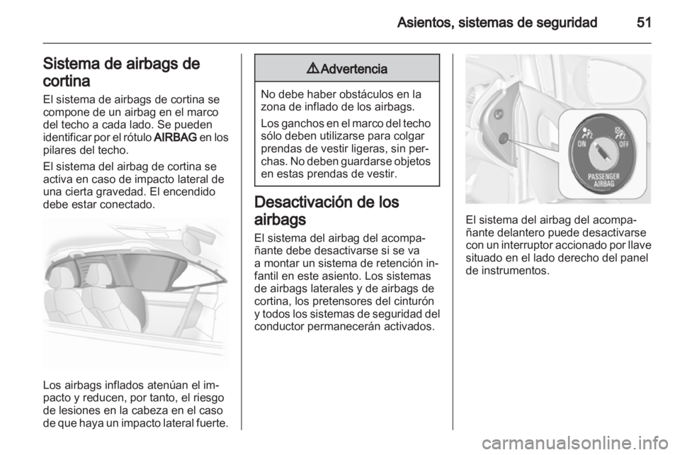 OPEL MERIVA 2012  Manual de Instrucciones (in Spanish) 