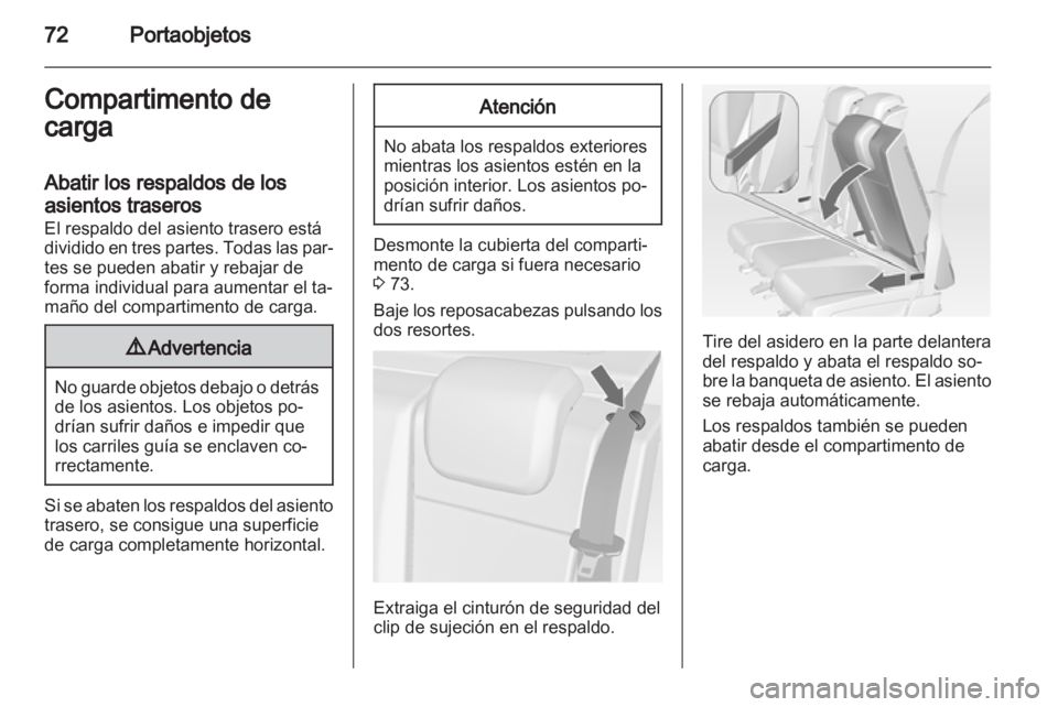 OPEL MERIVA 2012  Manual de Instrucciones (in Spanish) 