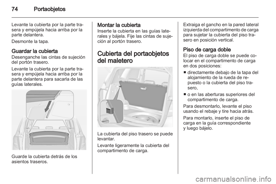 OPEL MERIVA 2012  Manual de Instrucciones (in Spanish) 