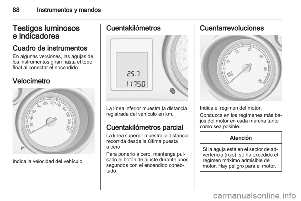 OPEL MERIVA 2012  Manual de Instrucciones (in Spanish) 