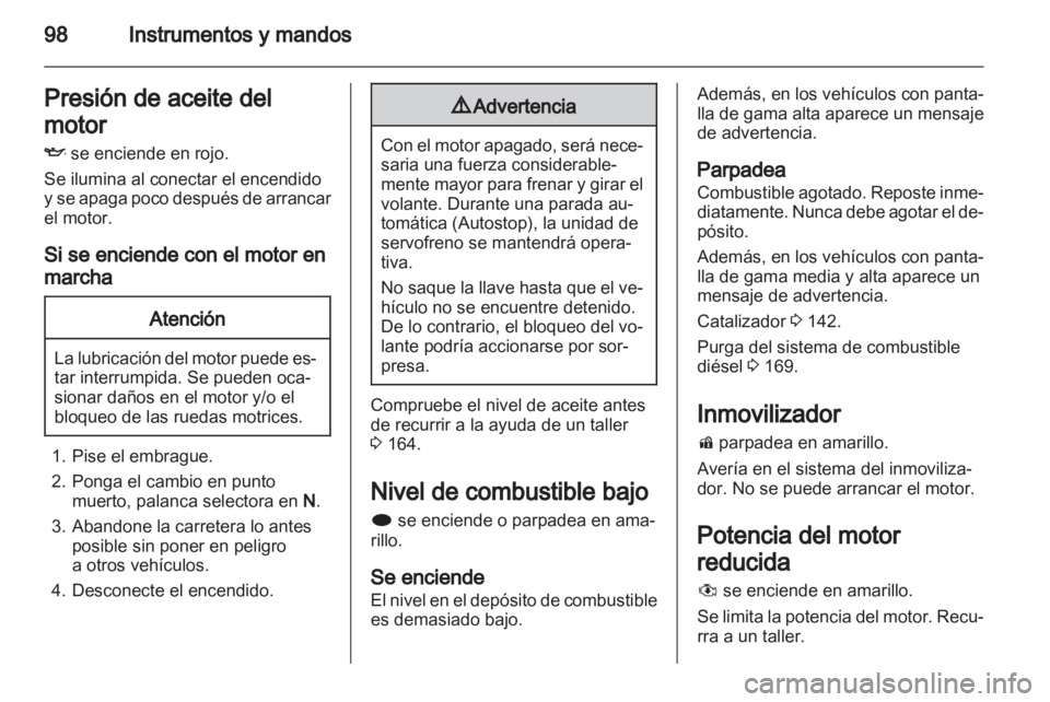 OPEL MERIVA 2012  Manual de Instrucciones (in Spanish) 