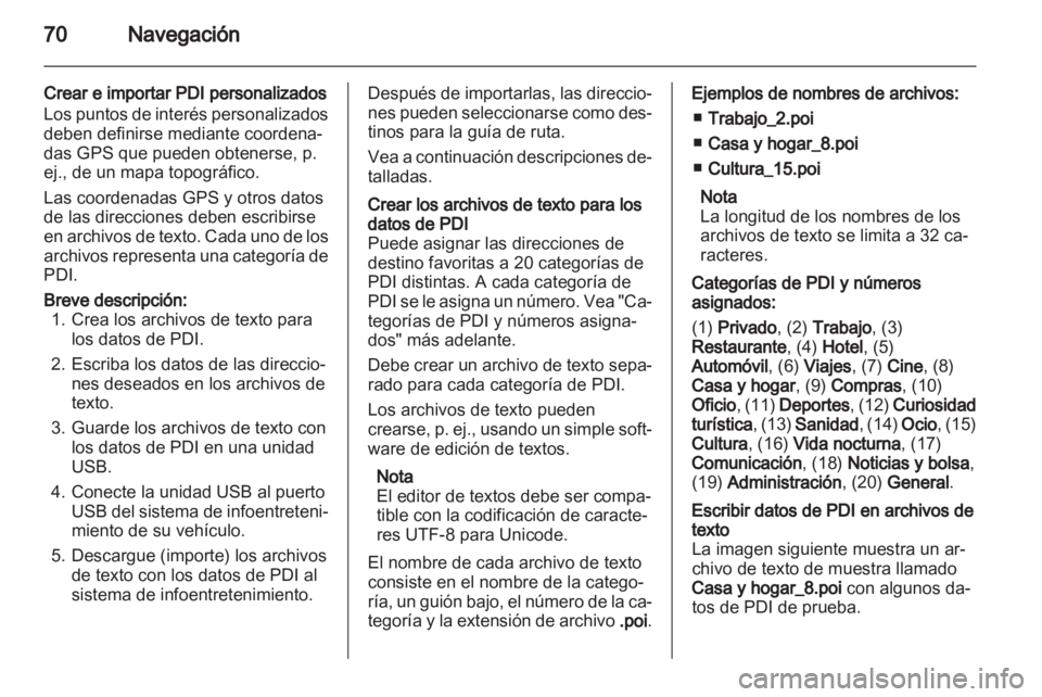 OPEL MERIVA 2012.5  Manual de infoentretenimiento (in Spanish) 