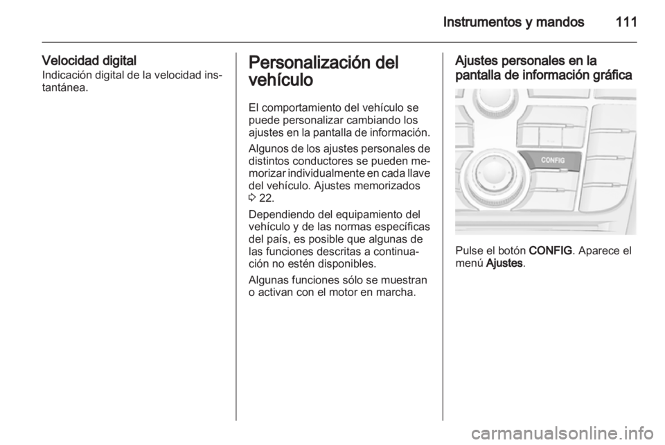 OPEL MERIVA 2012.5  Manual de Instrucciones (in Spanish) 