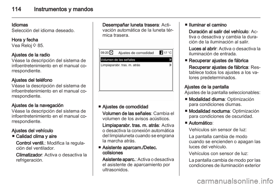 OPEL MERIVA 2012.5  Manual de Instrucciones (in Spanish) 