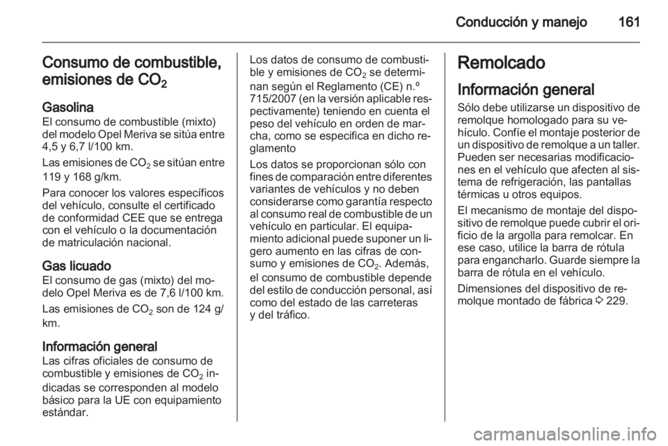 OPEL MERIVA 2012.5  Manual de Instrucciones (in Spanish) 