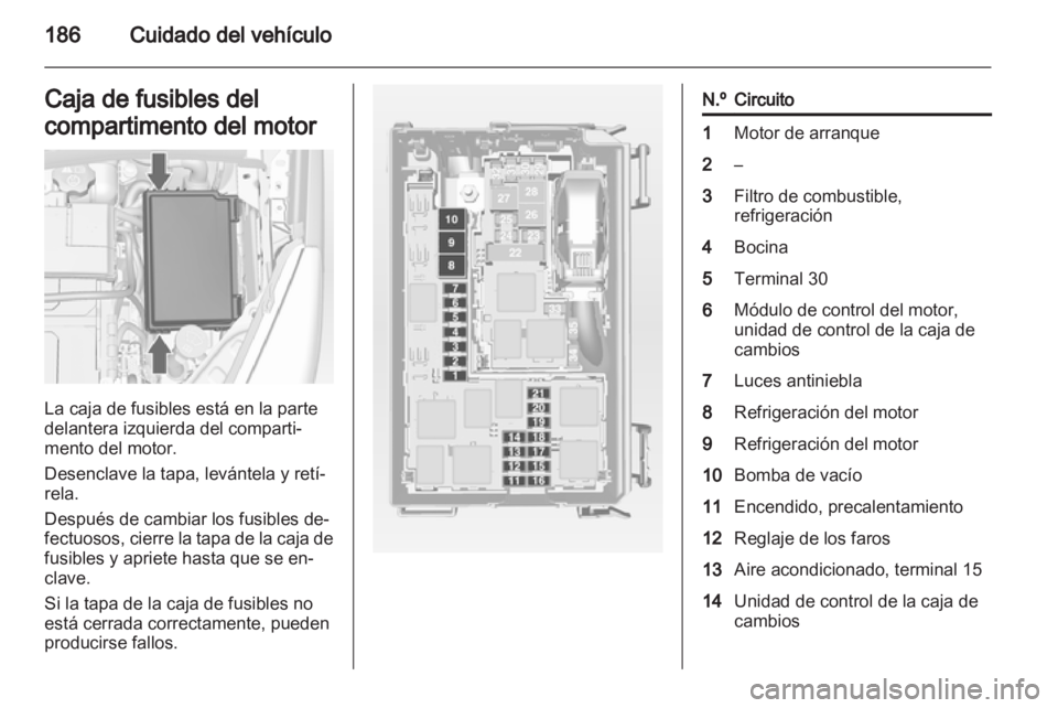 OPEL MERIVA 2012.5  Manual de Instrucciones (in Spanish) 