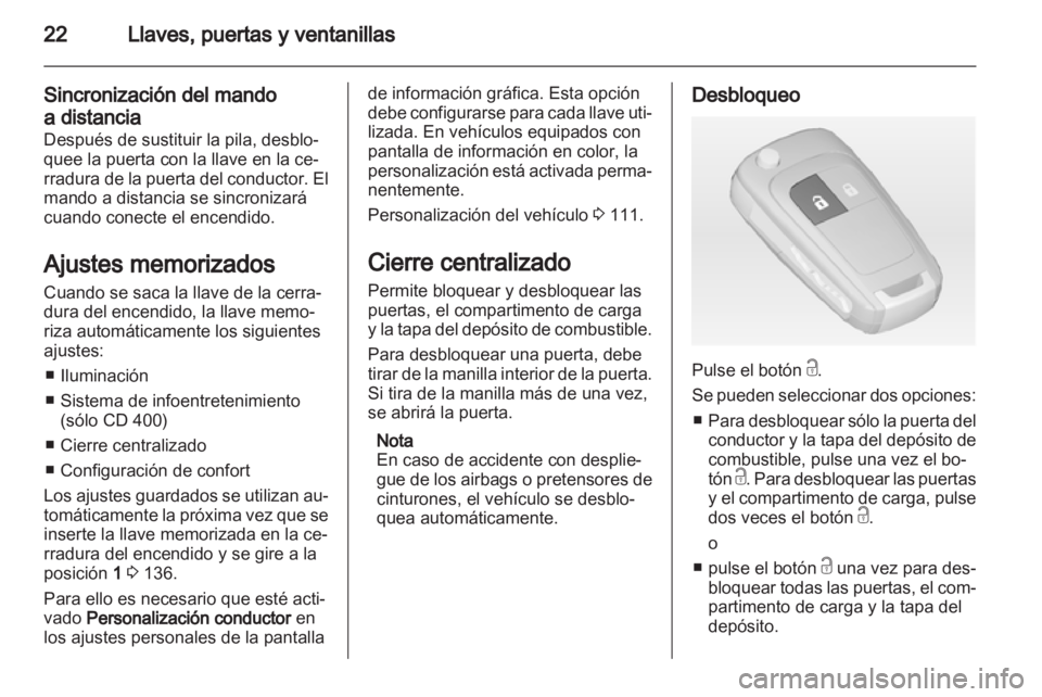 OPEL MERIVA 2012.5  Manual de Instrucciones (in Spanish) 