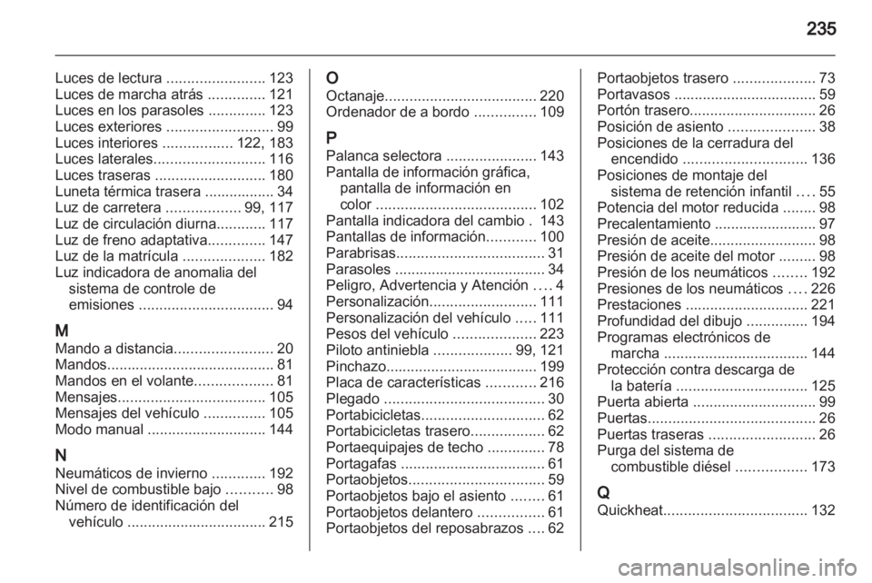 OPEL MERIVA 2012.5  Manual de Instrucciones (in Spanish) 