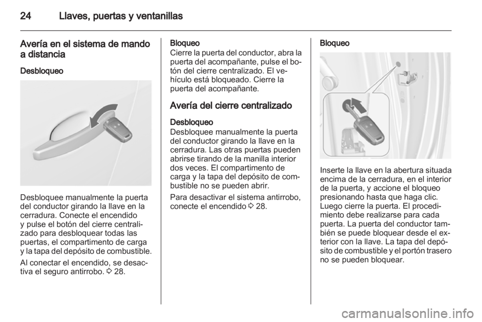 OPEL MERIVA 2012.5  Manual de Instrucciones (in Spanish) 
