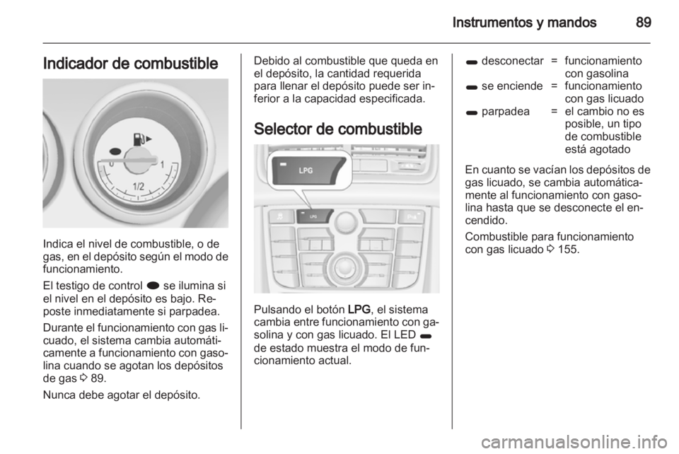 OPEL MERIVA 2012.5  Manual de Instrucciones (in Spanish) 