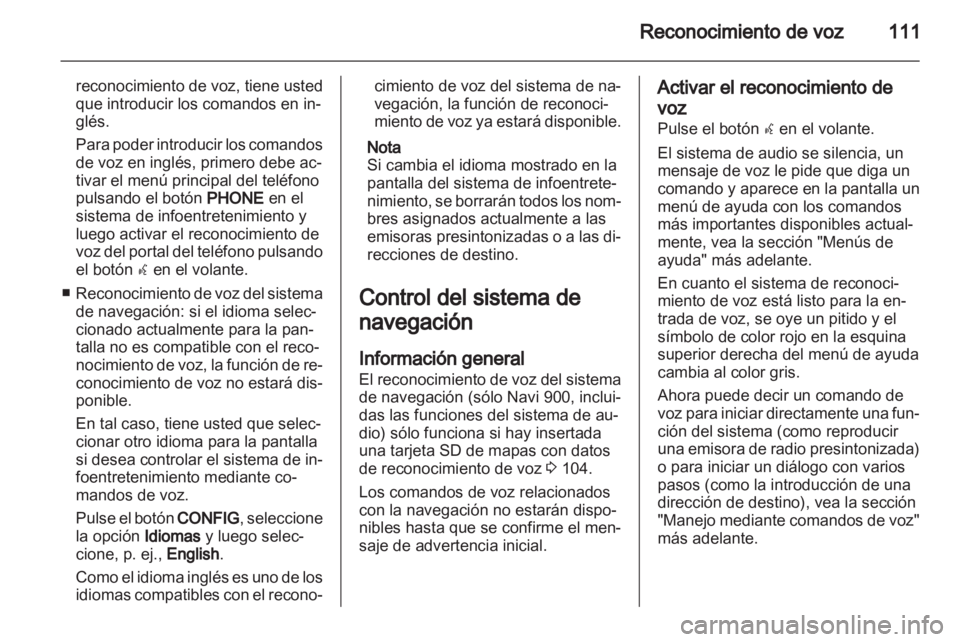 OPEL MERIVA 2013  Manual de infoentretenimiento (in Spanish) 