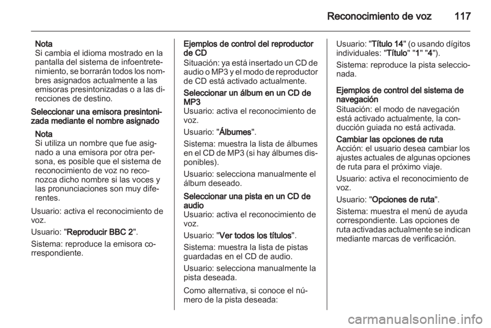 OPEL MERIVA 2013  Manual de infoentretenimiento (in Spanish) 