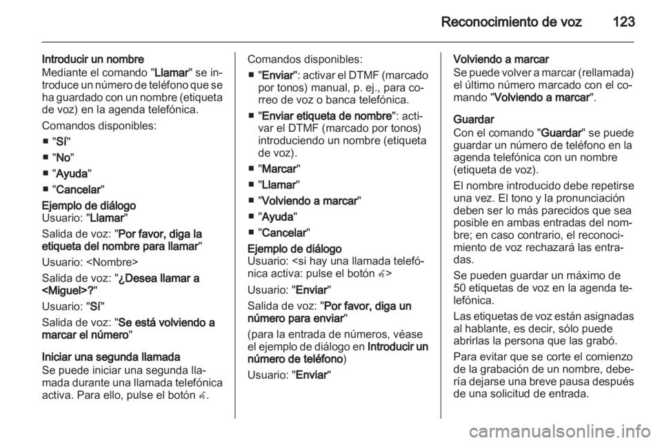 OPEL MERIVA 2013  Manual de infoentretenimiento (in Spanish) 