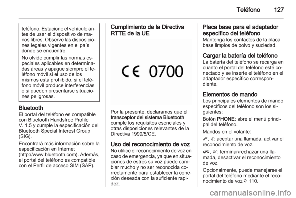 OPEL MERIVA 2013  Manual de infoentretenimiento (in Spanish) 