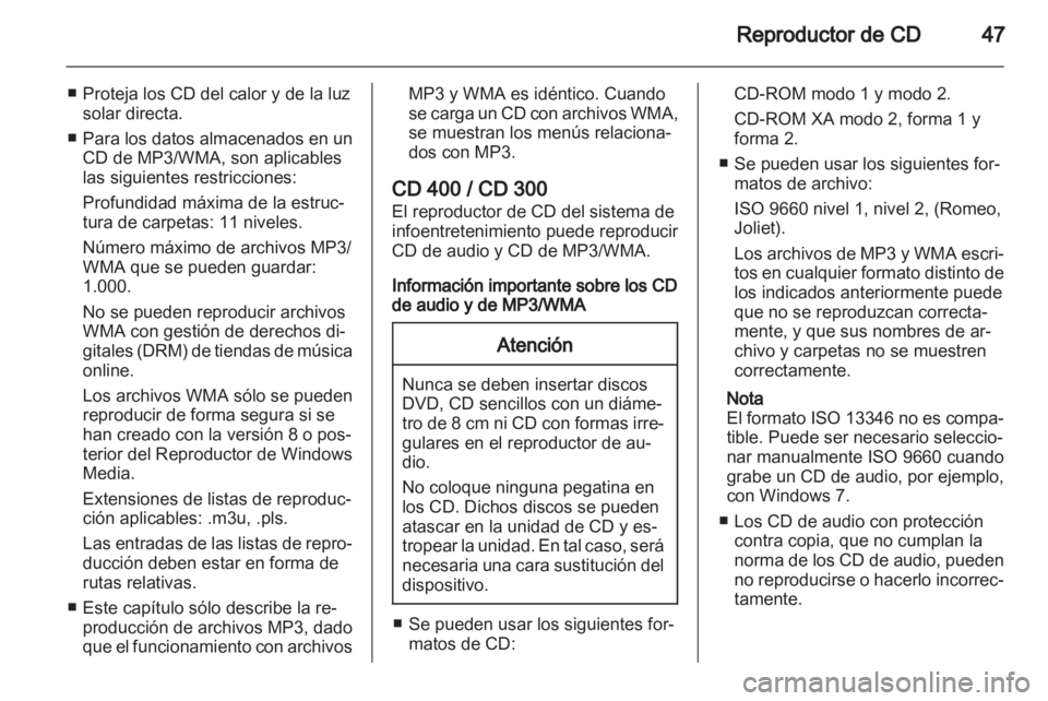 OPEL MERIVA 2013  Manual de infoentretenimiento (in Spanish) 