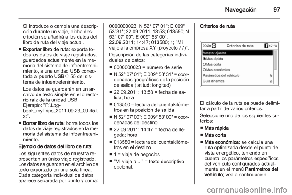 OPEL MERIVA 2013  Manual de infoentretenimiento (in Spanish) 