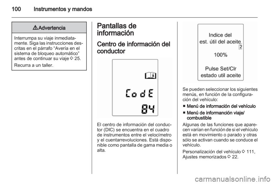 OPEL MERIVA 2013  Manual de Instrucciones (in Spanish) 