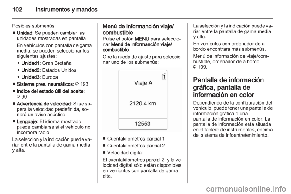 OPEL MERIVA 2013  Manual de Instrucciones (in Spanish) 
