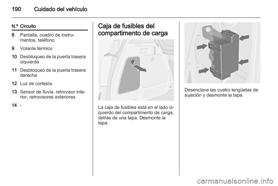 OPEL MERIVA 2013  Manual de Instrucciones (in Spanish) 