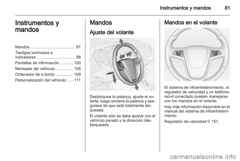 OPEL MERIVA 2013  Manual de Instrucciones (in Spanish) 