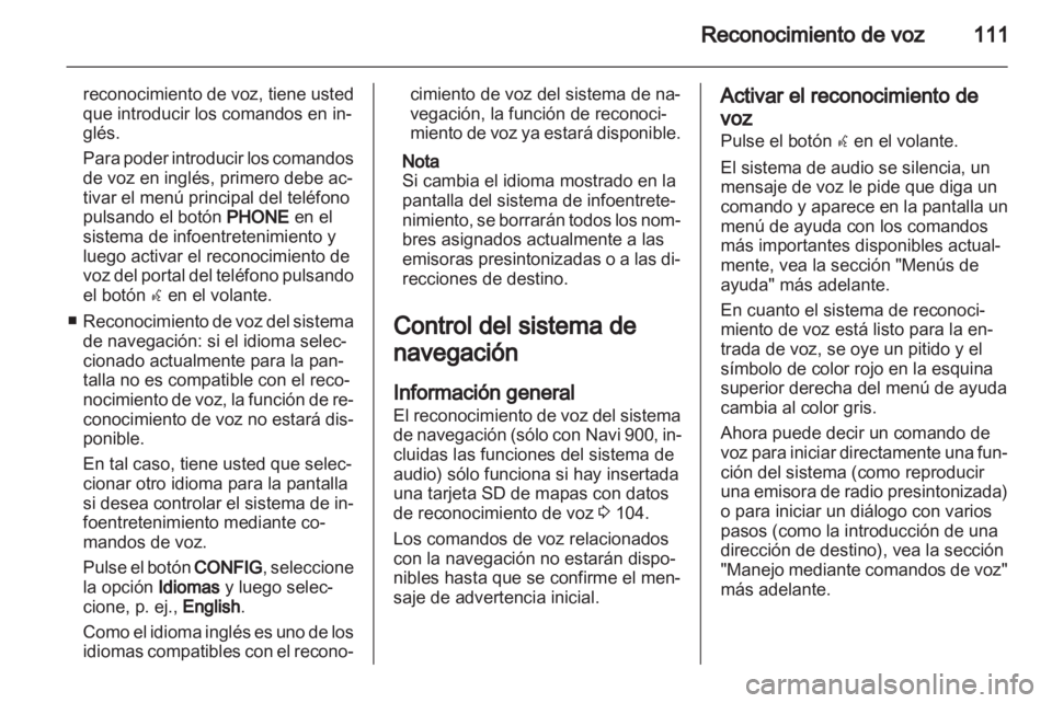 OPEL MERIVA 2013.5  Manual de infoentretenimiento (in Spanish) 