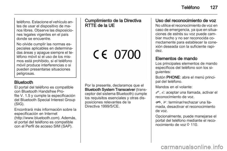 OPEL MERIVA 2013.5  Manual de infoentretenimiento (in Spanish) 