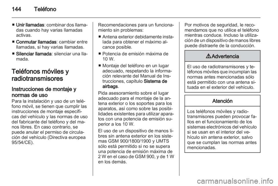 OPEL MERIVA 2013.5  Manual de infoentretenimiento (in Spanish) 