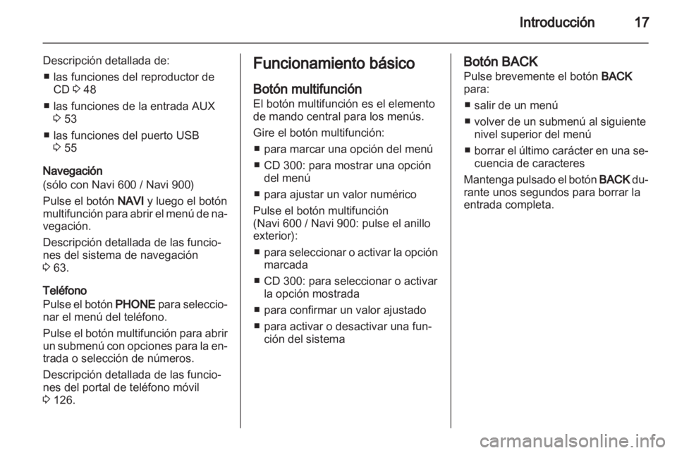 OPEL MERIVA 2013.5  Manual de infoentretenimiento (in Spanish) 