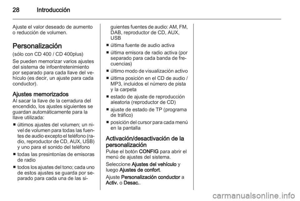 OPEL MERIVA 2013.5  Manual de infoentretenimiento (in Spanish) 