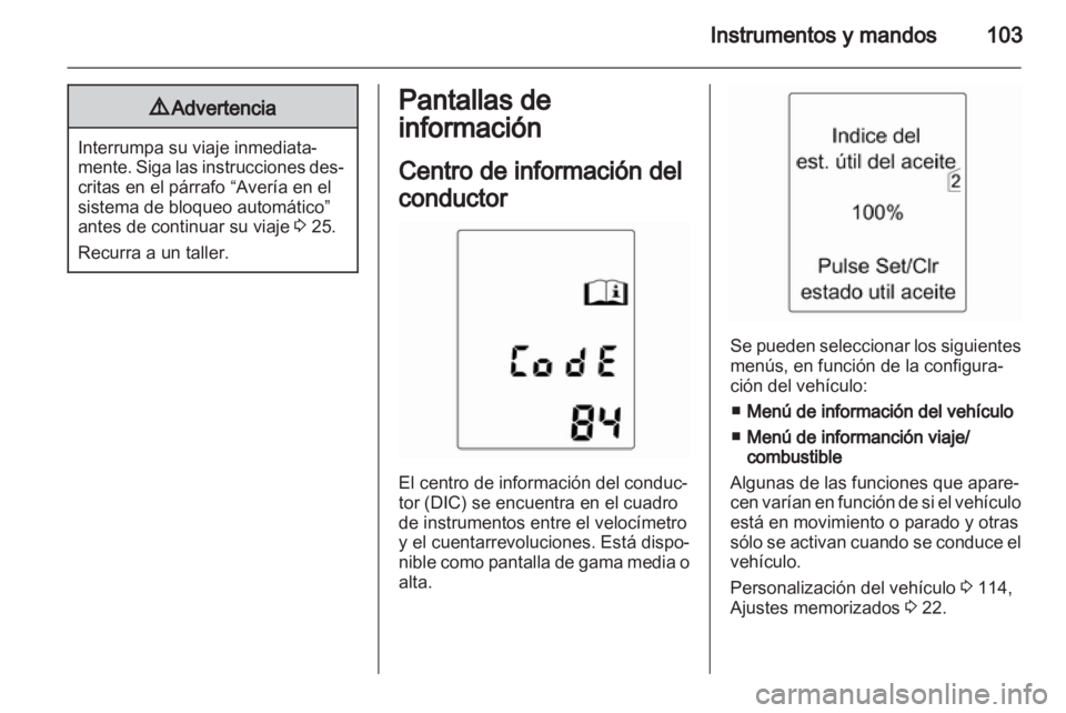 OPEL MERIVA 2013.5  Manual de Instrucciones (in Spanish) 