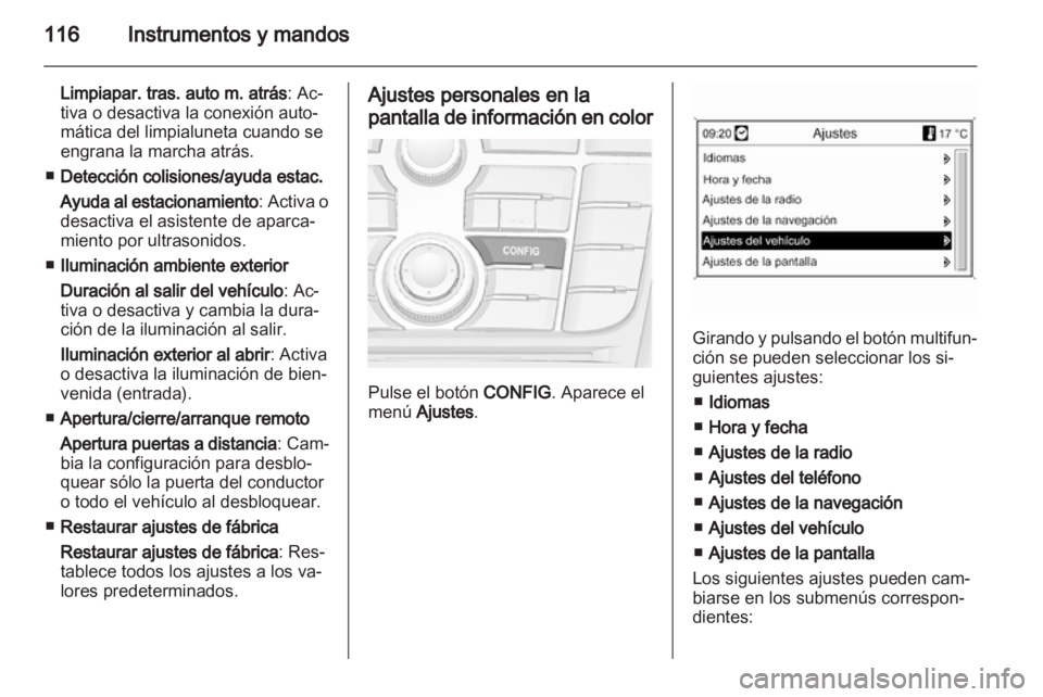 OPEL MERIVA 2013.5  Manual de Instrucciones (in Spanish) 
