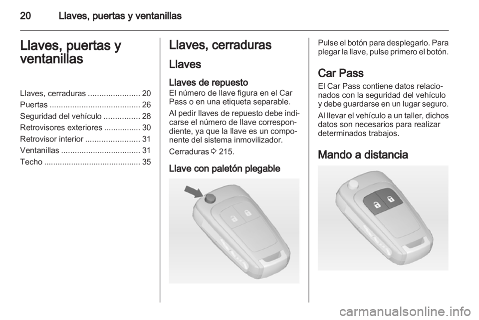 OPEL MERIVA 2013.5  Manual de Instrucciones (in Spanish) 