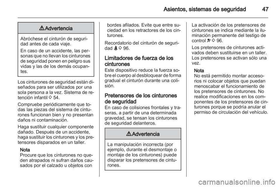 OPEL MERIVA 2013.5  Manual de Instrucciones (in Spanish) 