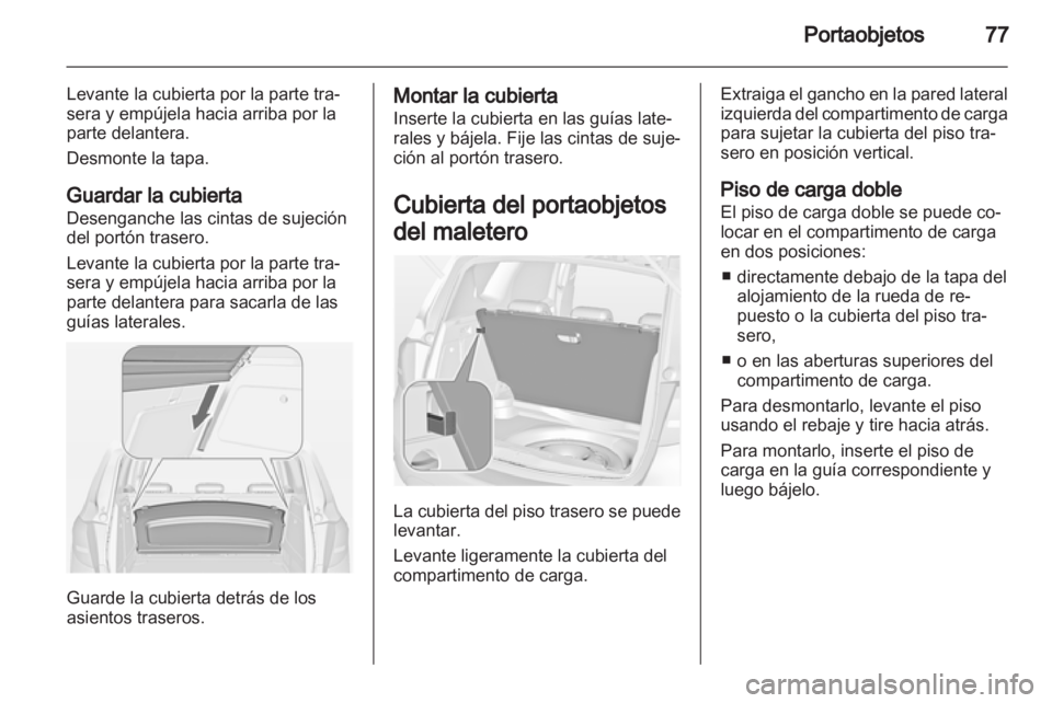 OPEL MERIVA 2013.5  Manual de Instrucciones (in Spanish) 