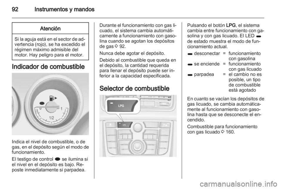 OPEL MERIVA 2013.5  Manual de Instrucciones (in Spanish) 