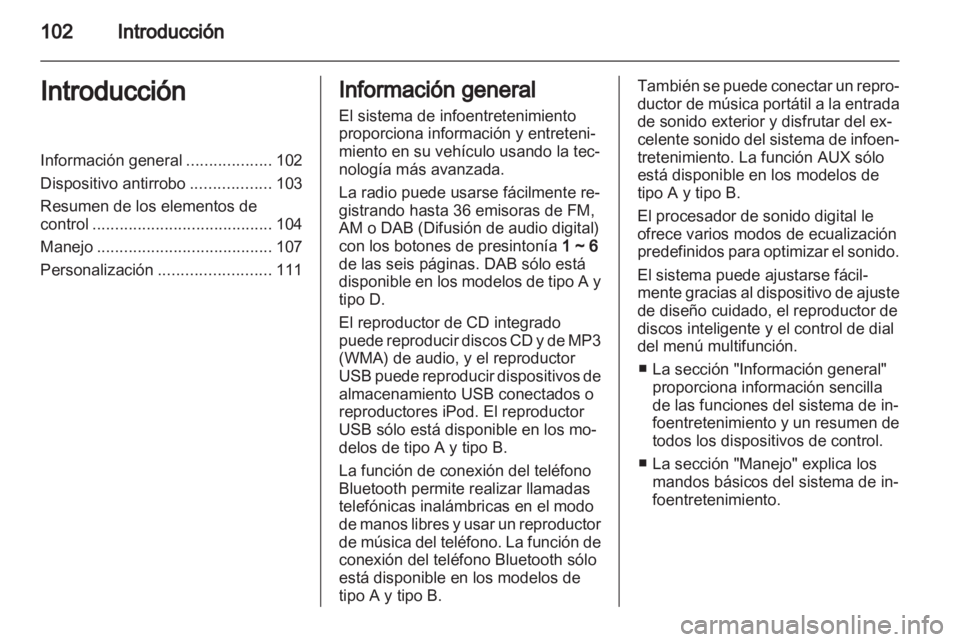 OPEL MOKKA 2013  Manual de infoentretenimiento (in Spanish) 